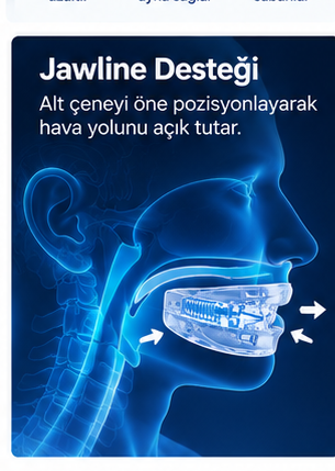 Horlama ve Diş Gıcırdamasını Önleyici Ayarlanabilir Dişlik