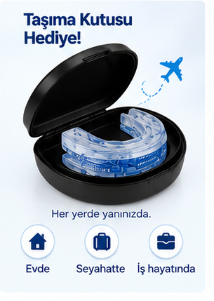Horlama ve Diş Gıcırdamasını Önleyici Ayarlanabilir Dişlik